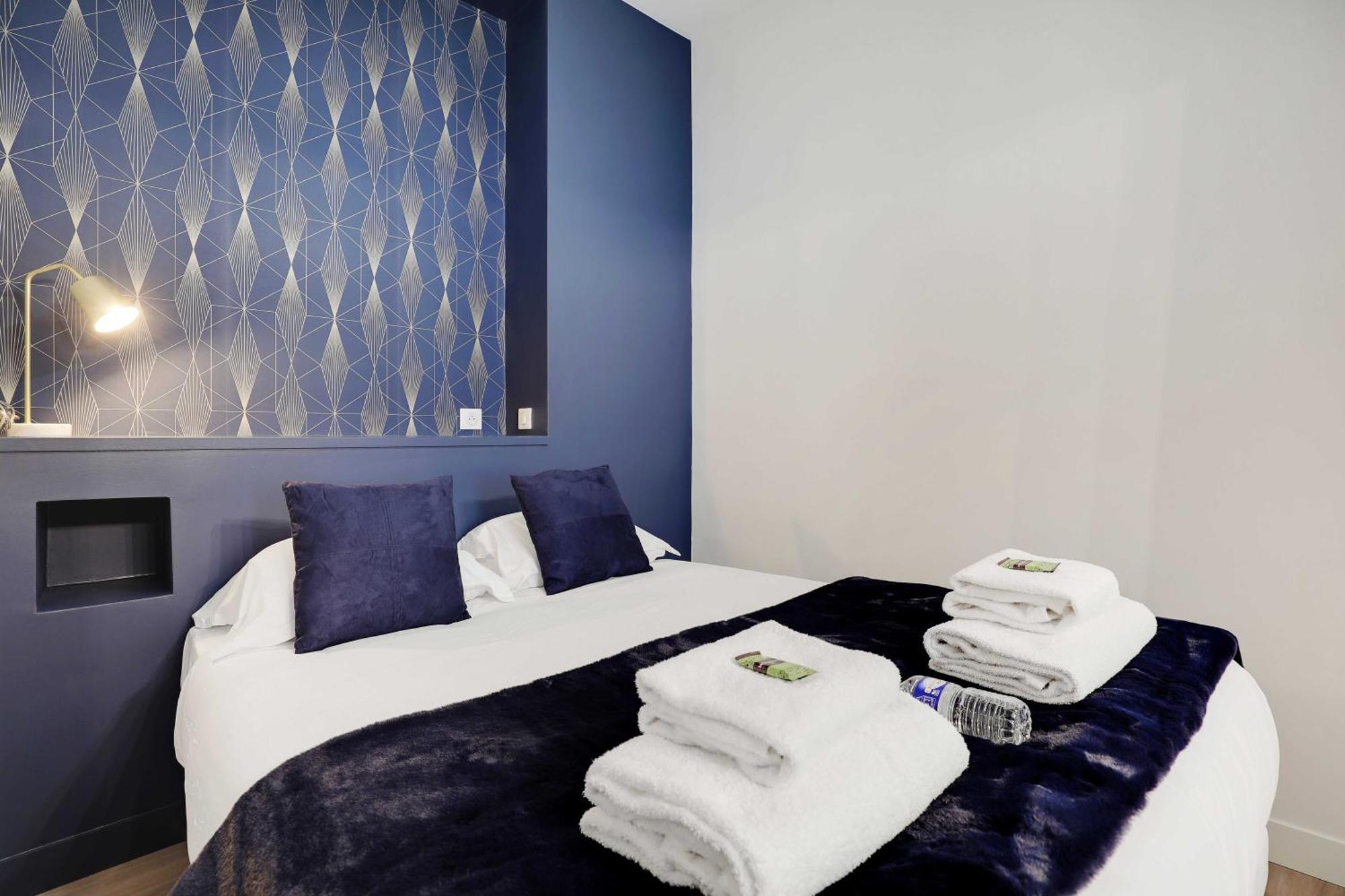 Modern Apartment 1Br- 4P Le Marais Quarter Paris Bagian luar foto